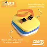 Zoggs - Ceinture de natation pour enfants - Back-float - Oranje/ Wit/ Blauw/ Jaune - 25kg