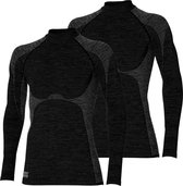 Heatkeeper thermo premium heren shirt 2-pack - Zwart - Maat M