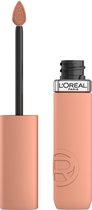 L'Oréal Paris Infaillible Matte Resistance lippenstift – Langhoudende Vloeibare Lipstick met een matte finish Verrijkt met Hyaluronzuur - 100 Fairytale Ending - Vegan - 5ml