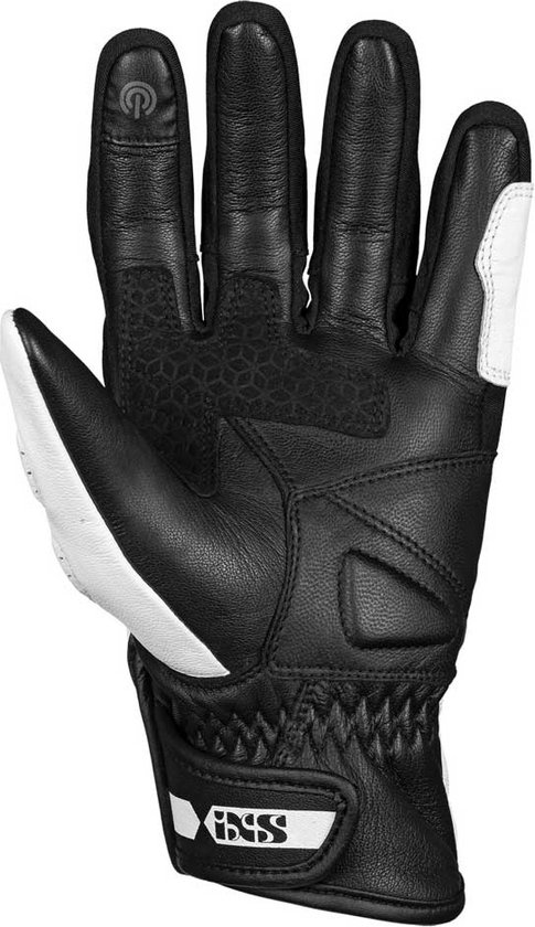 IXS Desert-Air Guanti Moto Enduro - Pelle Di Capra Traforata, Neri, Taglia M, Touchscreen Compatibili - 3