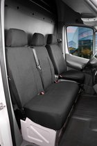 Housse de siège de voiture Transporter Fit en tissu anthracite convient pour VW Crafter, Mercedes Sprinter, Single & Double Bank