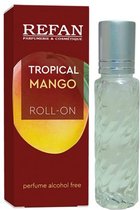 Refan natuurlijke parfum olie roll-on van Tropische Mango- langhouden bloemig geur 10ml