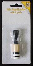 Nellies Choice petit applicateur craie / encre avec 2 tampons 2cm IAP004 diam. 2 cm