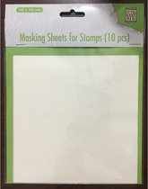 MSFS001 Masking sheets for stamps 10 pcs/pkg
