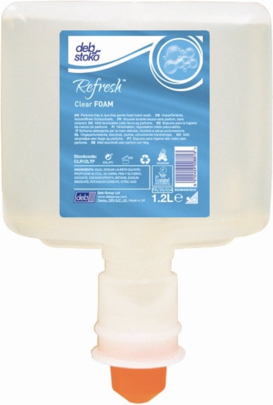 Deb | Clear Foam Wash | 1,2 liter