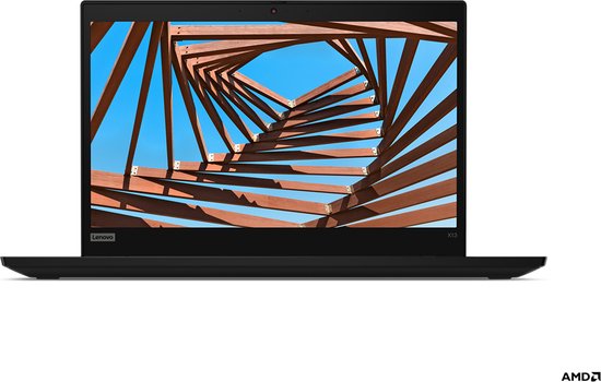Lenovo ThinkPad X13 AMD Ryzen™ 3 PRO 4450U Laptop 33,8 cm (13.3") HD 8 GB DDR4-SDRAM 256 GB SSD Windows 11 Pro Zwart - Lenovo - Hoofdafbeelding