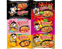 Samyang Instant Noedels Hot Chicken -Korean Noedles - Nongshim Toomba - Mixed 40 delig