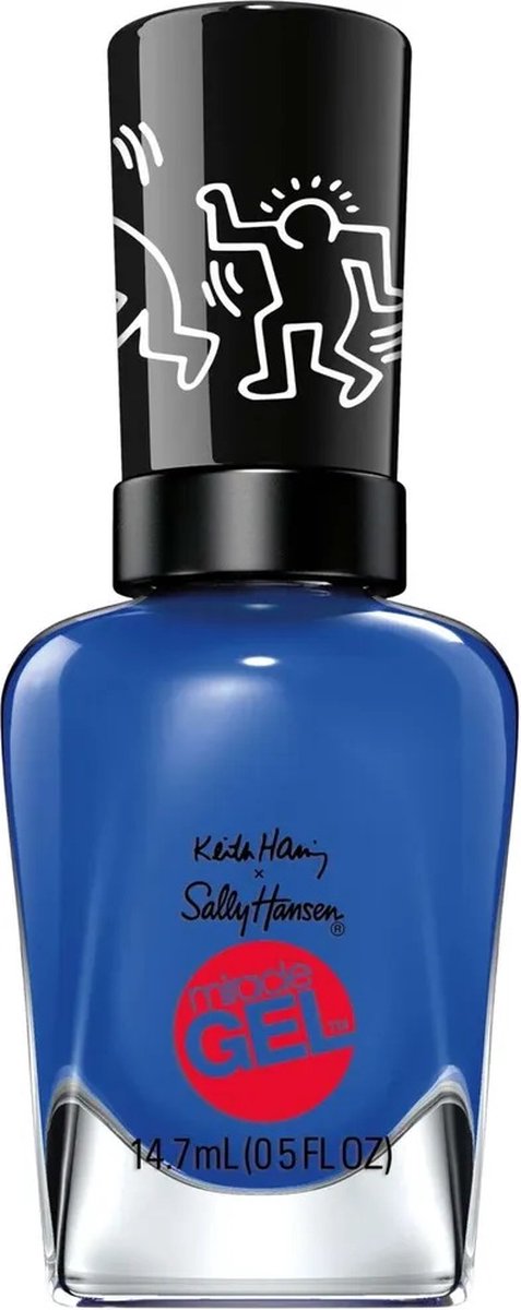 Sally Hansen Miracle Gel x Keith Haring Nagellak - 925 Draw Blue In