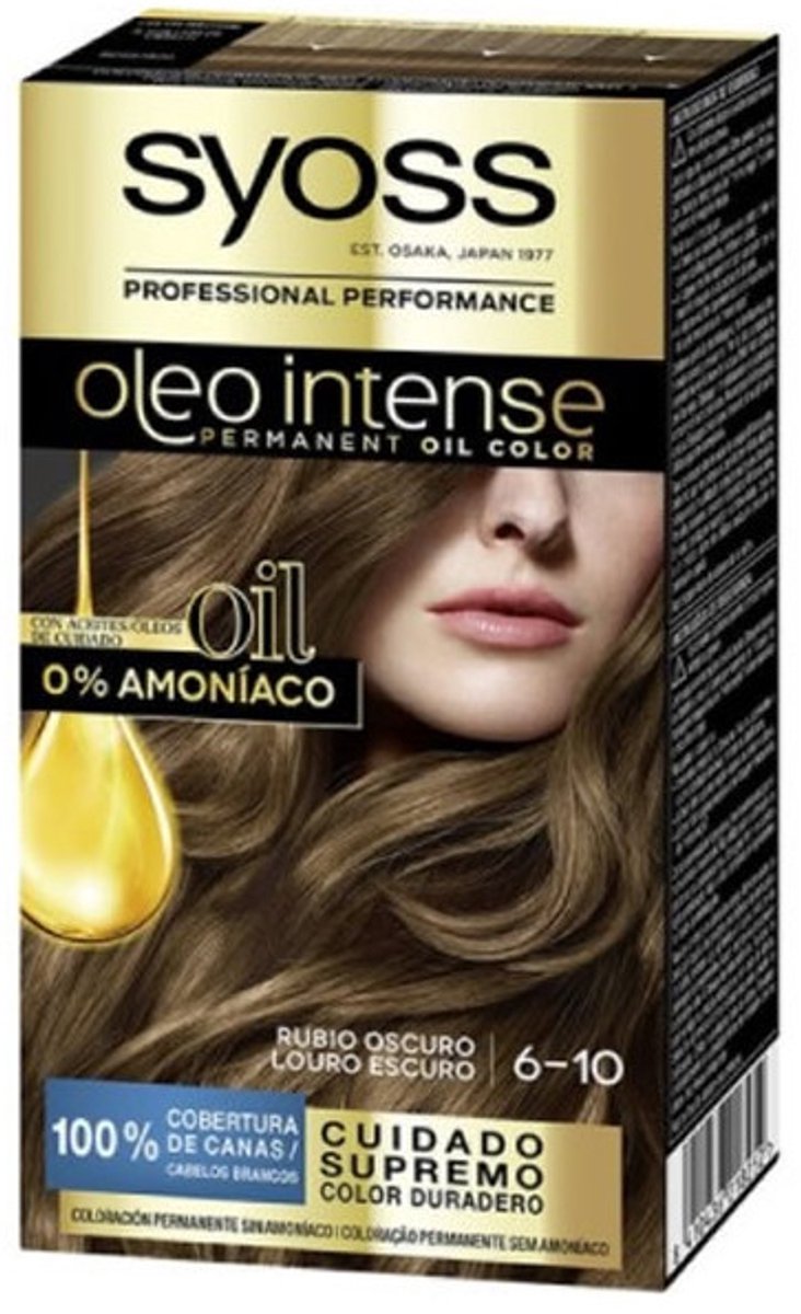 Permanente Kleur Syoss Donkerblond N 6,10