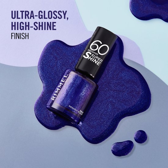 Rimmel 60 Seconds Super Shine Nagellak - 563 Midnight Rush - Rimmel London