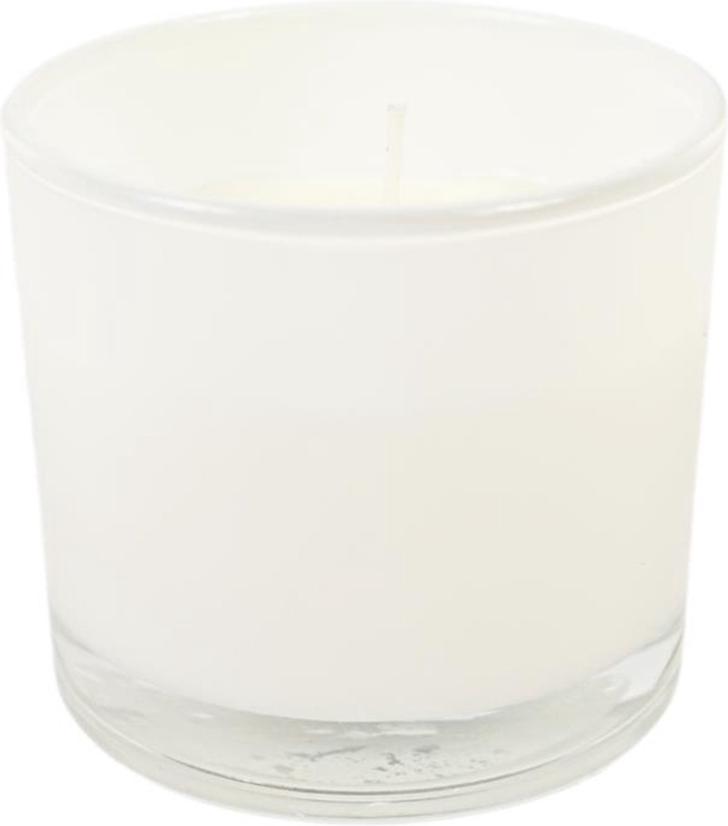 Spaas geurkaars jasmin coconut wit 9 cm Circa 30 uur