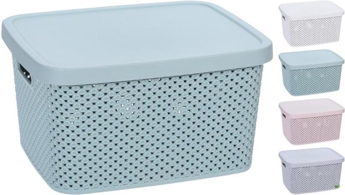 Diversen Opbergdoos met Deksel 22cm Verschillende Uitvoeringen
