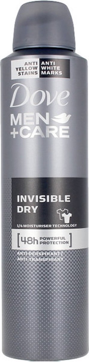 Goedkoopste Deodorant Spray Men Invisible Dry Dove (250 ml