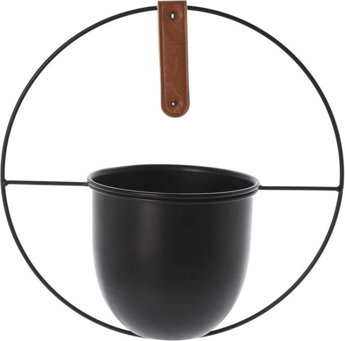 Bloempot hanger Dia zwart 30,5 cm