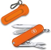 Couteau de poche Victorinox Classic SD Mango Tango + étui en Siliconen pour couteau de poche
