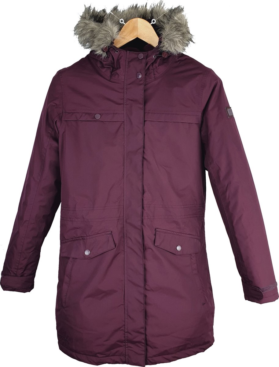 Regatta Dames Salana Parka Dk Burgundy Paars