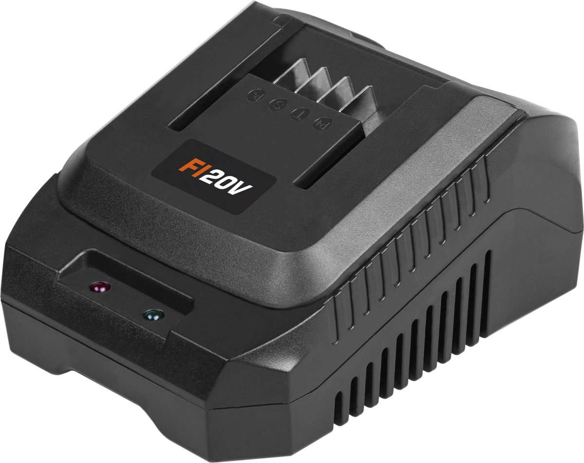 FERM Industrial - CDA1131P - Snellader - 20V - voor - 2.0Ah accu - CDA1132P - en 4.0Ah - accu - CDA1133P - van FERM - Industrial - platform - FI20V