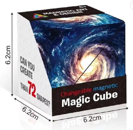 Cube magnétique et magique pour enfants  Jeux magnétiques – Univers  Magnétique