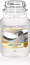 Bougie parfumée Yankee Candle Large Jar - Poudre pour bébé