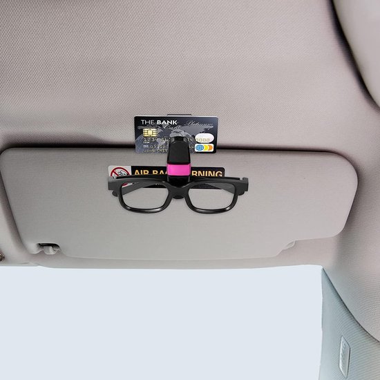 Brillenhouder voor zonneklep en ventilatie in de auto. Deze Brillenhouder voor zonneklep en ventilatie in de auto. Deze