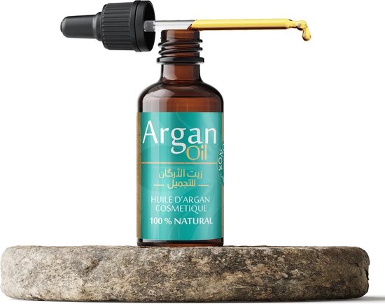 Oïléna - Biologische Koudgeperste Pure Arganolie, Vloeibaar Goud uit Marokko, Hydratatie voor Huid, Haar en Nagels, Rijke Antioxidanten, 30 ml Oïléna - Biologische Koudgeperste Pure Arganolie, Vloeibaar Goud uit Marokko, Hydratatie voor Huid, Haar en Nagels, Rijke Antioxidanten, 30 ml