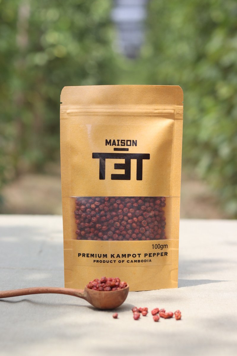 Goedkoopste Premium Kampot Peper - Rood - 100g - Gecertificeerd