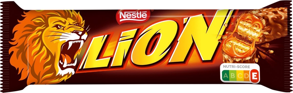 Boîte de présentation de barre de chocolat originale Lion - 24 pièces