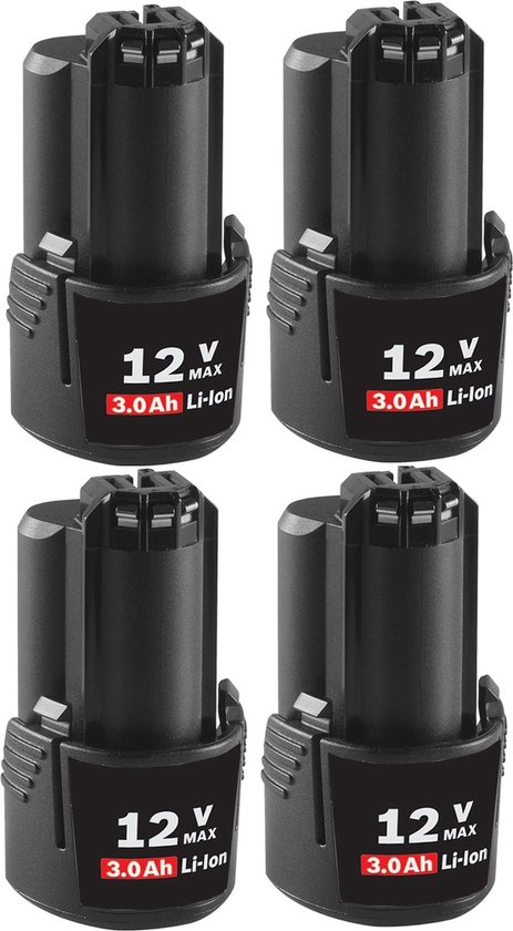 Batterie pour Bosch - 4 pièces - Batterie 12V adaptée pour Bosch - Bosch  Professional | bol