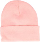 Bonnet Basic Rose Clair Must Haves Chaud Hiver Taille Unique Pink Couvre-chef