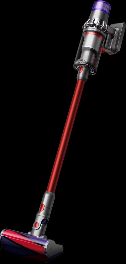 Dyson V11 Fluffy - Steelstofzuiger - Rood - 185 Air Watts - Speciale zachte roller