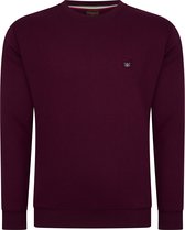 Cappuccino Italia - Heren Sweaters Sweater Burgundy - Rood - Maat XXL