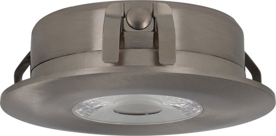 Ledmatters - Inbouwspot Nikkel - Dimbaar - 3 watt - 400 Lumen - 2700 Kelvin - Warm wit licht - IP44 Badkamerverlichting