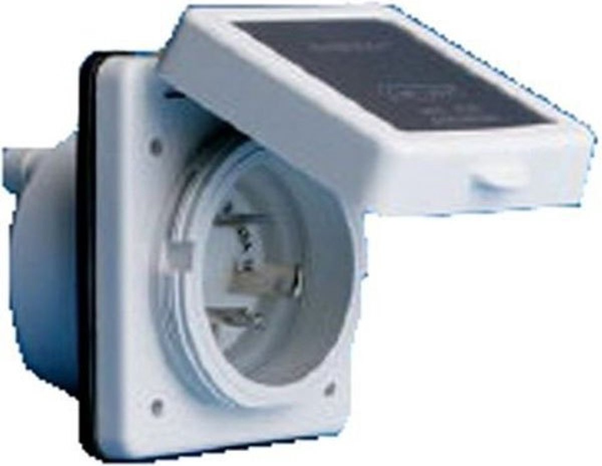 Marinco Polycarbonaat Fitting 16a 220v Wit