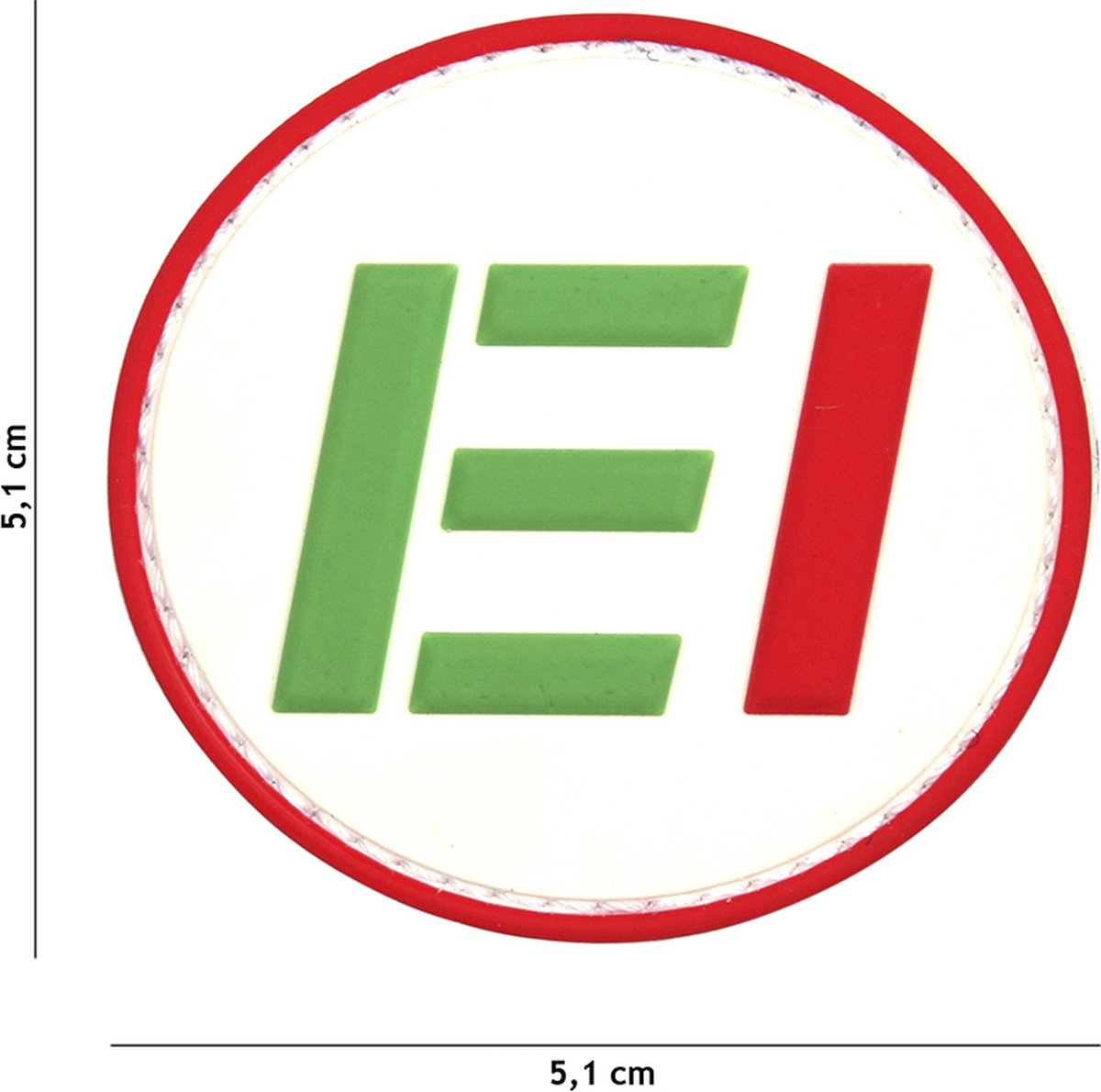 101 Inc Embleem 3D Pvc Esercito Ei Wit 12074