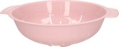 Plasticforte Keuken vergiet/zeef - kunststof - Dia 25 cm x Hoogte 8 cm - roze