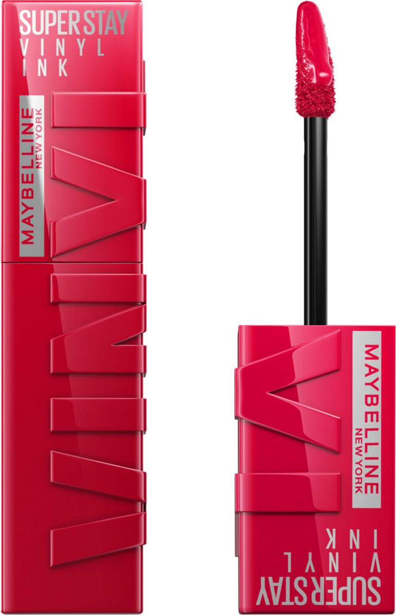 Maybelline - SuperStay Vinyl Ink Liquid Lipstick 50 Wicked - 3 x 1 stuk - Voordeelverpakking
