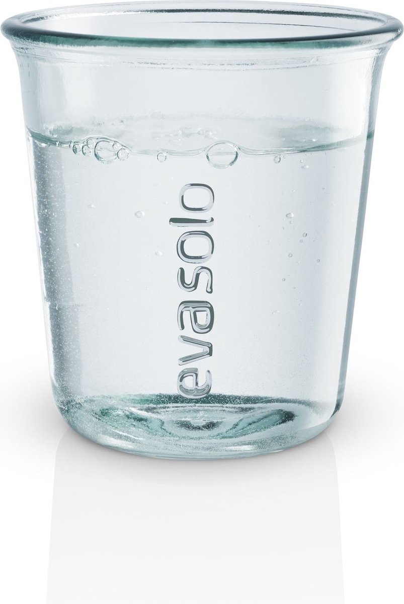 Eva Solo - Recycled Glas Bekers 250 ml Set van 4 Stuks - Gerecycled Glas - Transparant -
