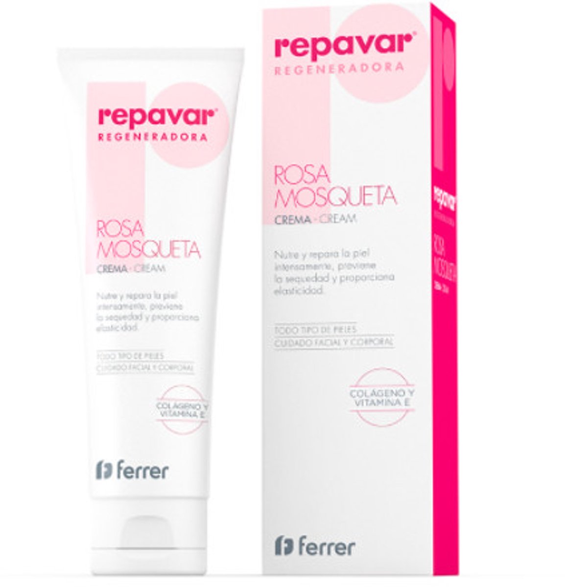 Repavar Regenerate Cream Rosehip Oil 125ml