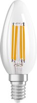 Ledvance Classic LED E14 Kaars Filament Helder 4.8W 470lm - 827 Zeer Warm Wit | Dimbaar - Vervangt 40W