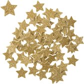 3D Stickers Gouden Sterren met Glitters - 35 Foam Stickers Gouden Glittersterren - Kaarten Maken - Kerstmis - Kerst - Knutselen Kerst - Kerst Stickers - Cadeaustickers - Kadostickers - Gouden Sterren met Glitters Stickers - Gouden Sterren Zelfklevend