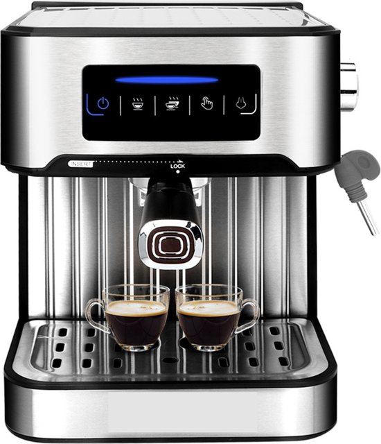Cafetière expresso de Luxe Frio - LCD Touch - Machine à café  semi-automatique avec... | bol