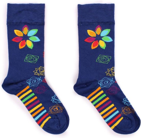 Hop Hare - Bamboe sokken - Vrolijke sokken - Grappige sokken - Chakra - Symbolen - Happy Socks- Unisex - maat 41-46