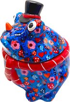 Pomme Pidou Storage Jar Kerst Kikker Freddy 002 (15x15x15cm - Keramiek)