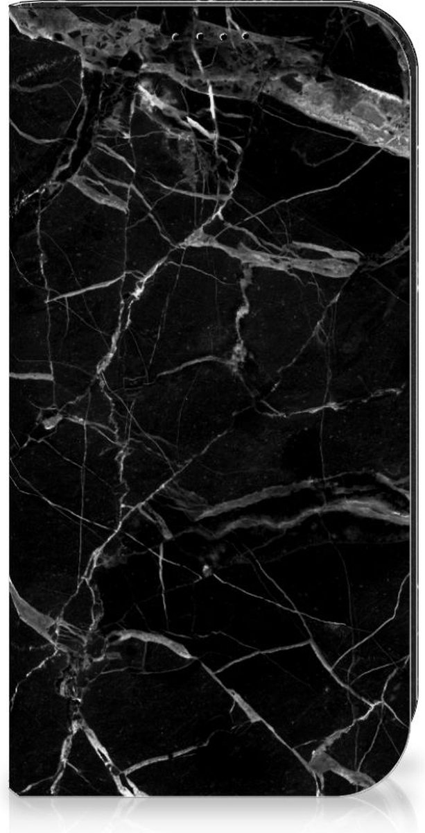 iPhone 15 Pro Standcase Marmer Zwart - Origineel Cadeau Vader