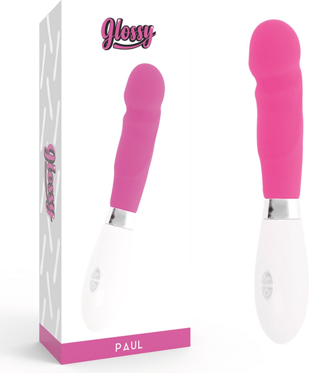 Glossy Paul - Vibrator - G-spot - Op Baterijen - 10 Standen - Roze