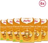 Yogi Tea Curcuma Chai Value Pack - Curcuma Chai - 6 paquets de 17 sachets de thé