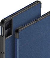 Dux Ducis - Tablet hoes geschikt voor Xiaomi Redmi Pad SE 11 - Domo Tri-fold Case - Auto Wake/Sleep functie - Donker Blauw