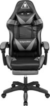 Chaise de jeu - chaise de bureau - GX-150 - Noir Gris + fonction massage
