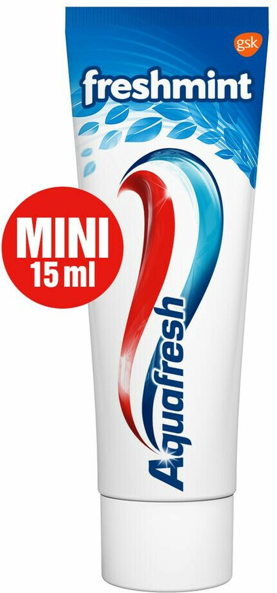 Aquafresh Tandpasta Fresh & Minty Mini - 3 x 15 ml - Voordeelverpakking