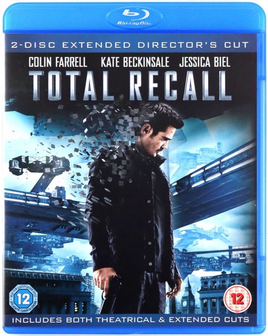 Total Recall 2disc Blue Ray DVD and Metal Case Extended Director Cuts 2012  for sale online